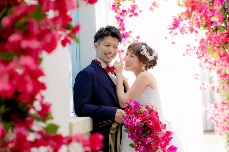 ブーゲンビリアストリートでお散歩気分撮影