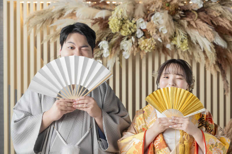 寒くなる冬に向けて！スタジオ和装前撮り特集