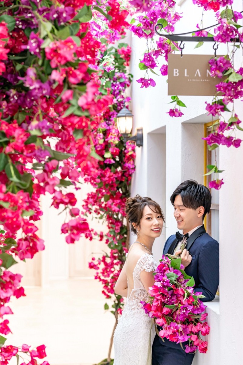 ブーゲンビリアストリートでお散歩気分撮影