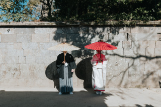 異人館での撮影後に磯海水浴場での撮影も!?☆