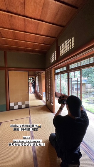 オフショット【本日の撮影から】