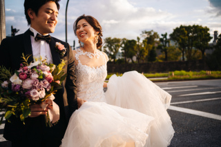 【夕暮れを歩く】