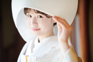 【人気の綿帽子ショット】