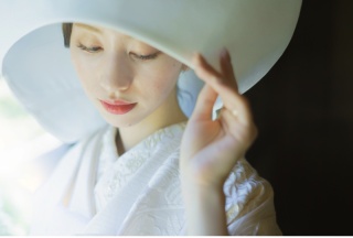 白無垢に綿帽子【本日の一枚】