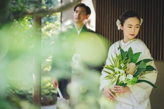 【鮮やかな色彩の中で撮る和装撮影(2)】