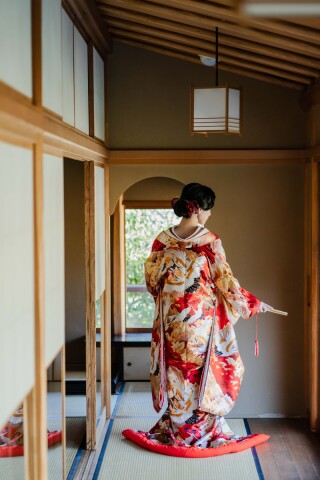 冬枯れでも素敵に撮れる【白無垢&色打掛】その7