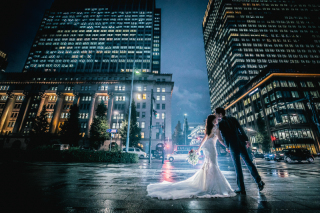 【衣装は銀座の専門店にご案内しています】