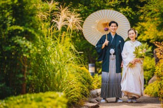 【鮮やかな色彩の中で撮る和装撮影(7)】