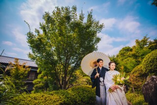 【鮮やかな色彩の中で撮る和装撮影(9)】