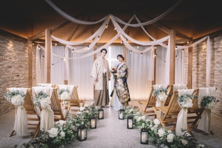 結婚式で人気の和装衣装・引き振袖