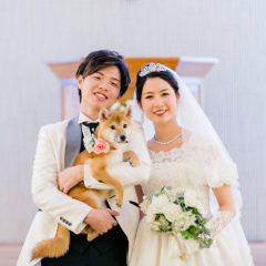ペットと一緒にフォトウェディング♪