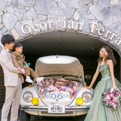 お子様と一緒にフォトウェディング♪