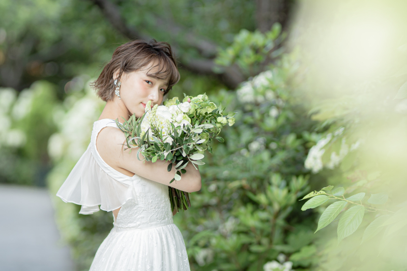 新婦様の美しいソロショットのご紹介♡