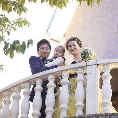 お子様と一緒にフォトウェディング♪