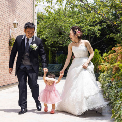 お子様と一緒にフォトウェディング♪
