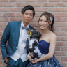 ペットと一緒にフォトウェディング♪