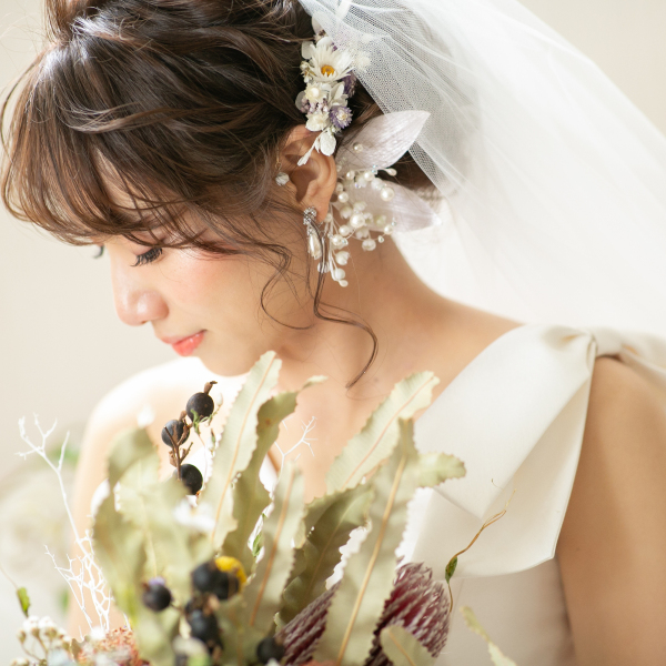 新婦様の美しいソロショットのご紹介♡