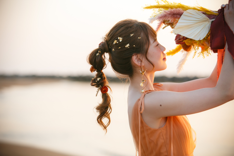 夕日ロケが美しい!!絶賛撮影中☆☆