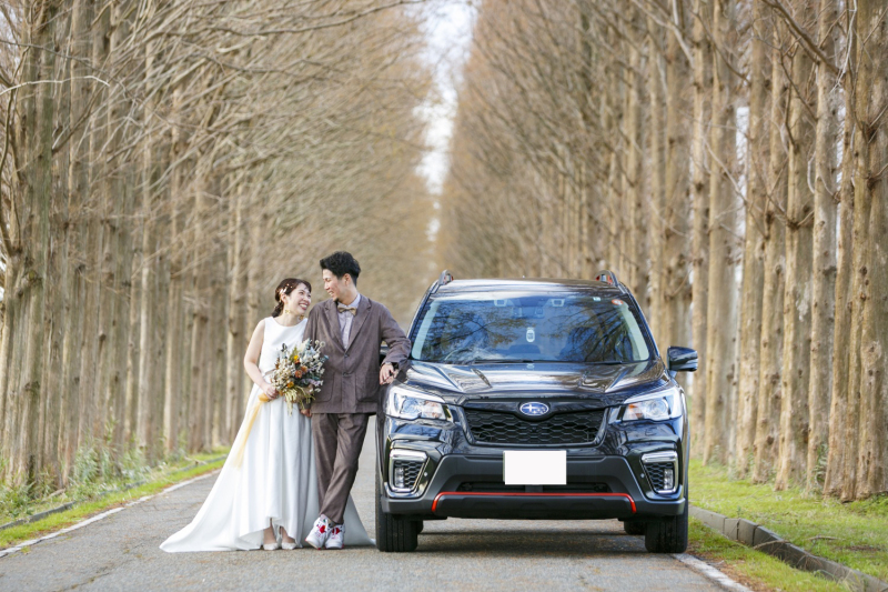 愛車との撮影も大歓迎です♪
