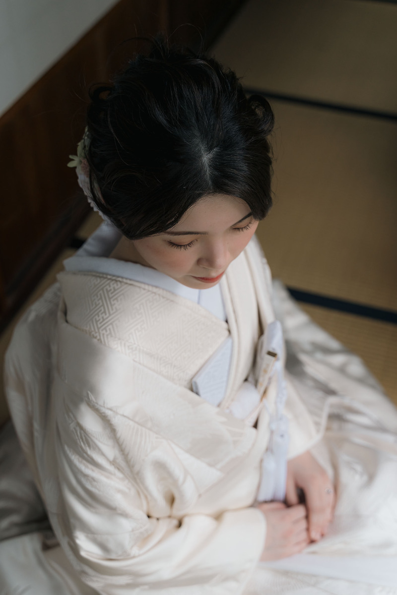 白無垢の衣装
