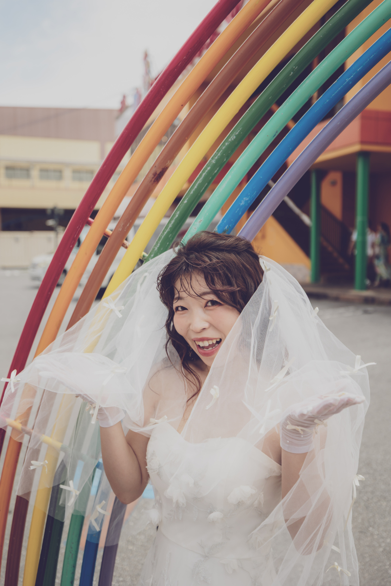 A4WEDDING初めてのアメリカンビレッジ撮影