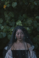 ベールを使って♡