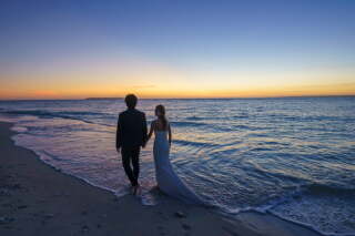 ロマンティックなシルエット