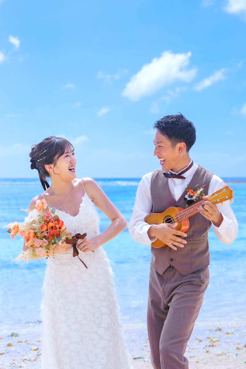 小物を使った南国ウェディング♪