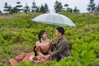 雨でもかわいく