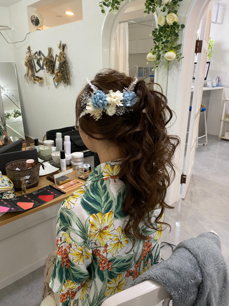 ヘアスタイル②ダウンスタイル