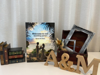 お部屋に飾ってもかわいいウェルカムボード