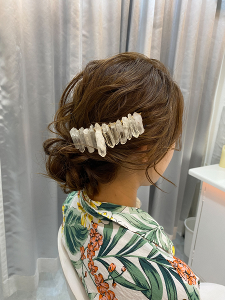 ヘアメイクの紹介①まとめ髪
