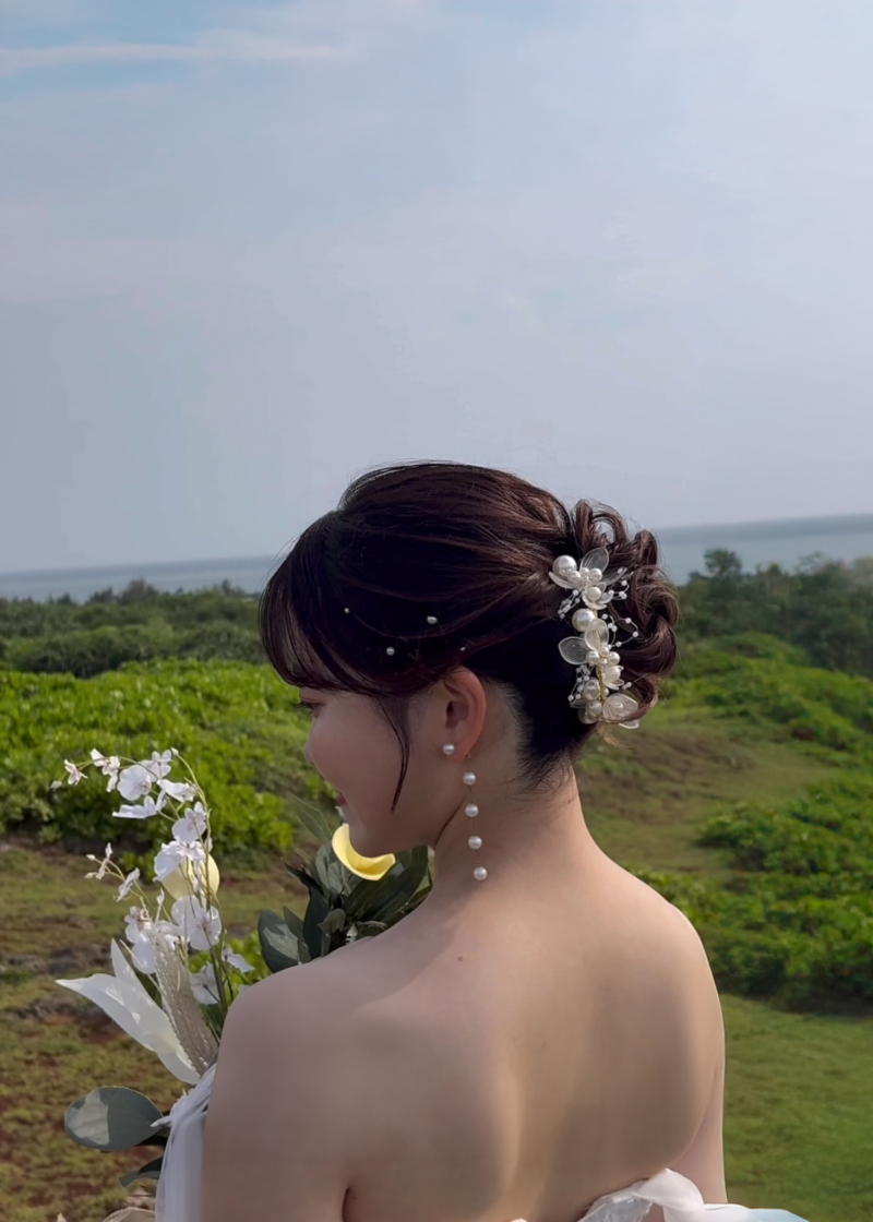 最近人気なアップスタイル