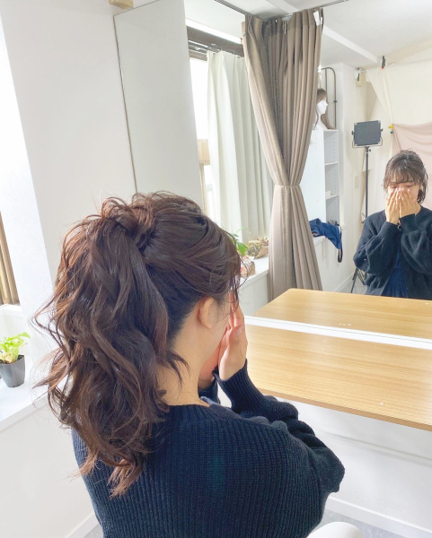 ヘアスタイル②ダウンスタイル
