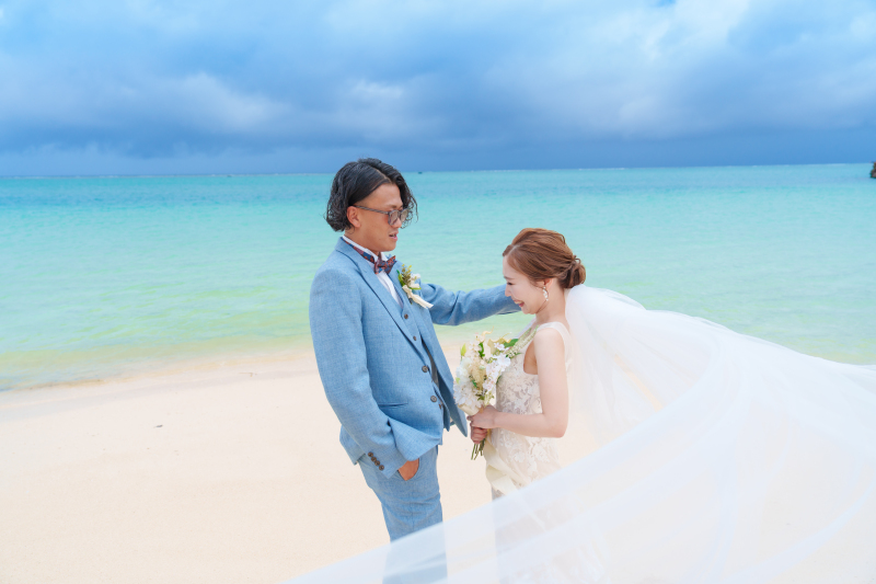 明るいお二人のおふざけショット♡