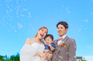 お子様とご一緒に撮影もできます♡