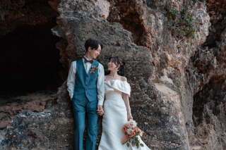 岩場ショットがオシャレ❤︎