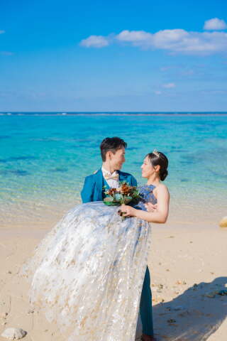 花嫁様の憧れ！お姫様抱っこ！