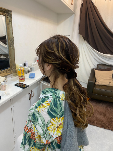 ヘアスタイル②ダウンスタイル