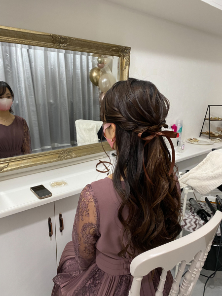 ヘアスタイル②ダウンスタイル