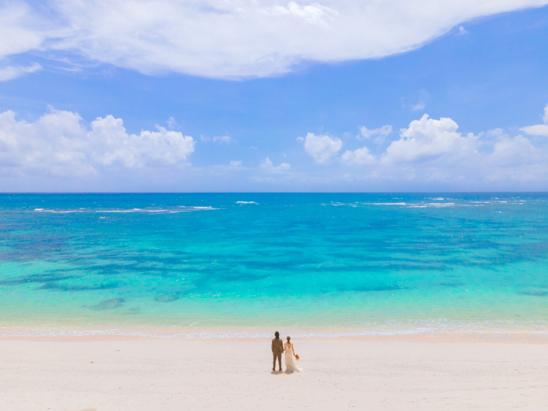 台風明けの晴天