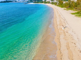 撮影地の紹介(仲泊ビーチ)