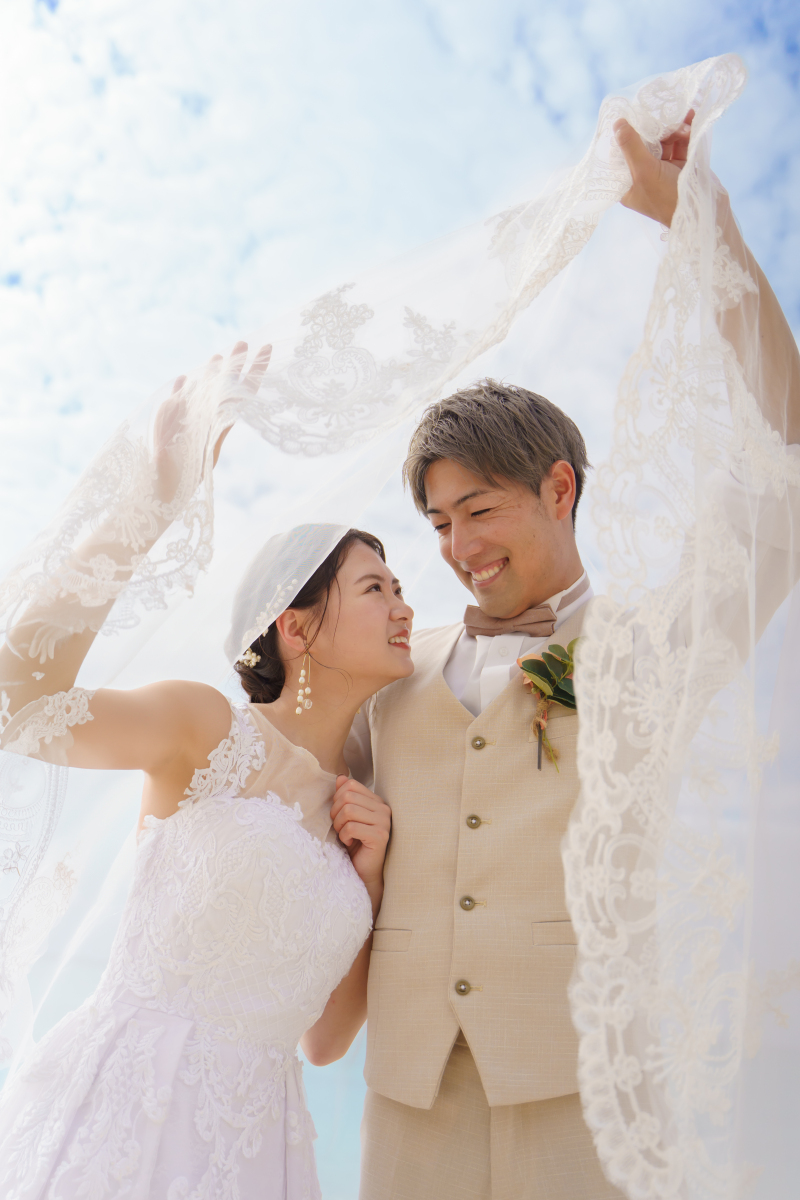 ベールを使ったお写真のご紹介!