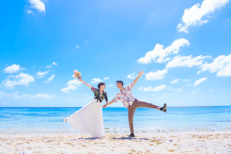 小物を使った南国ウェディング♪