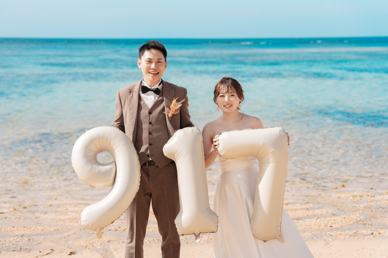 数字のバルーンがかわいい♡