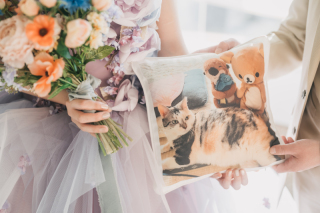 愛するペットとのフォトウェディング♡