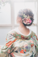 造花ヘアード♡