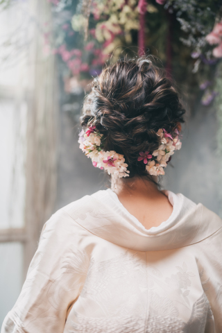 和装へアレンジ♡