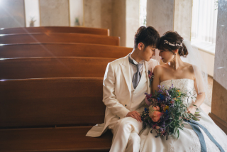 ウェディングならではのロマンチックなお写真が叶います♡