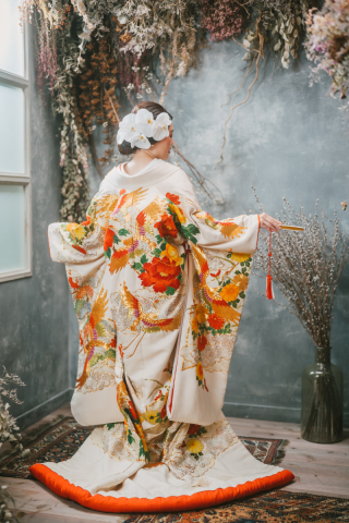 和装ウェディングに大人気♡胡蝶蘭の髪飾り